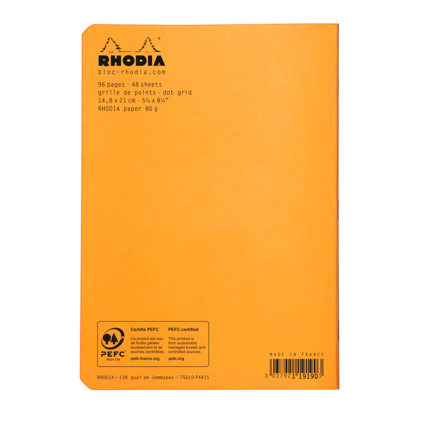 Stapelbound notebook - Rhodia - A5