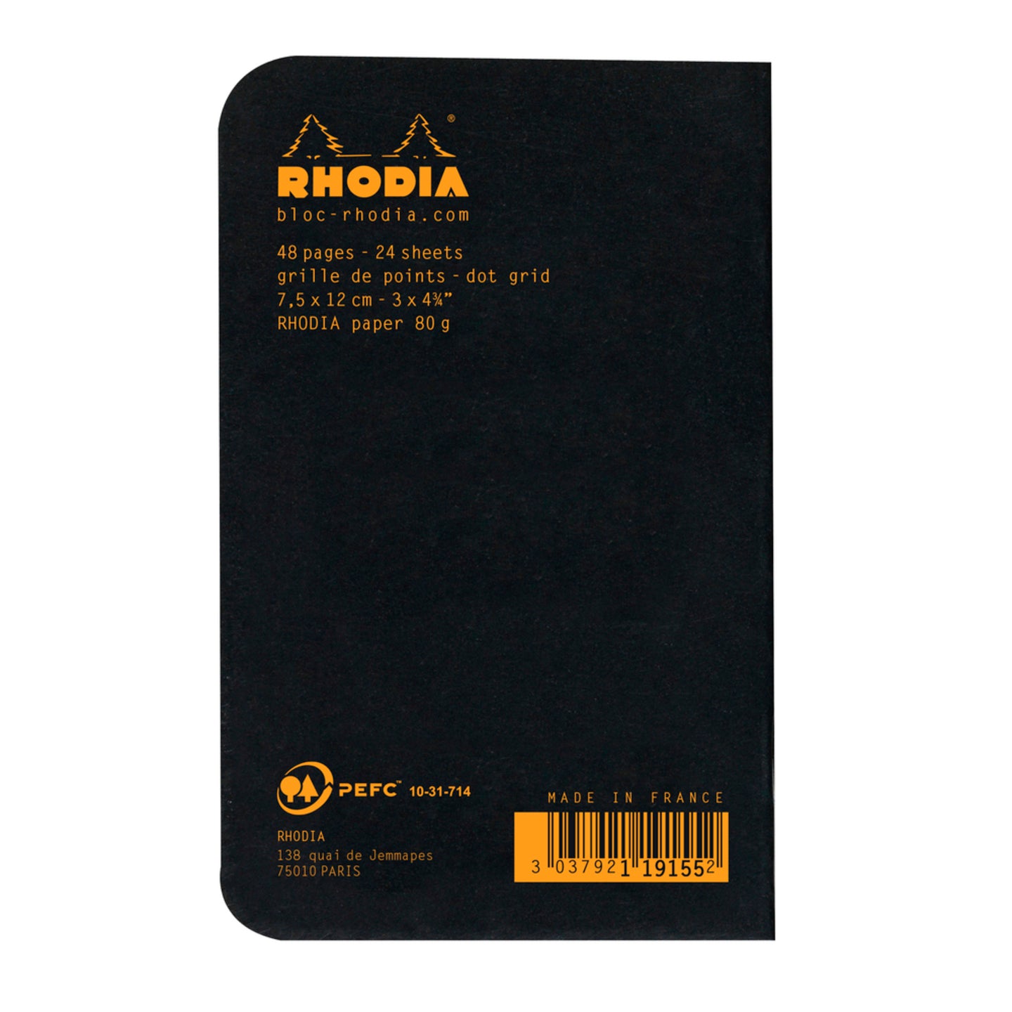 Stapelbound notebook - Rhodia - A7